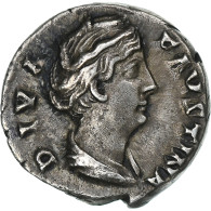 Diva Faustina I, Denier, 141, Rome, Argent, SUP, RIC:362 - La Dinastía Antonina (96 / 192)