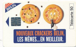 Télécarte France (12/94) Nouveaux Crackers Belin (motif, état, Unités, Etc Voir Scan) + Port - Ohne Zuordnung