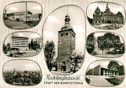 73094827 Recklinghausen Westfalen Hauptbahnhof Rathaus Petruskirche Haus Ruhrfes - Recklinghausen