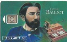 Télécarte France (05/93) Emile Baudot (motif, état, Unités, Etc Voir Scan) + Port - Non Classificati