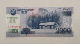 Korea Commemorative 2018 (2008) 2000 Won UNC 0000023 - Korea, North