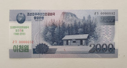 Korea Commemorative 2018 (2008) 2000 Won UNC 0000032 - Korea, North