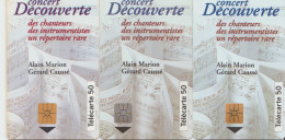 TC05 - 3 TC CONCERT DECOUVERTE, Puces Differentes Pour 1 Euro - Marokko