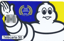 Télécarte France ( 03/98)-Michelin Année Bibendum (motif, état, Unités, Etc Voir Scan) + Port - Non Classificati