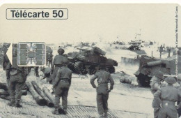 Télécarte France ( 06/94) 50ans Débarquement 1944 (motif, état, Unités, Etc Voir Scan) + Port - Unclassified