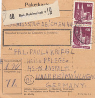 BiZone Paketkarte 1948: Bad Reichenhall Nach Haar, Pflegeanstalt HS 10 - Briefe U. Dokumente
