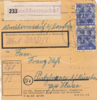 BiZone Paketkarte: Mönchherrnsdorf Nach Putzbrunn, Wertkarte - Briefe U. Dokumente