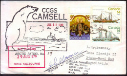 CANADA - CCGS  CAMSELL - ARCTIC PATROL  No.19 - 1979 - Expediciones árticas