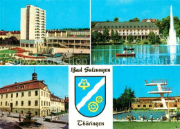 73090250 Bad Salzungen Leninplatz Kurhaus Am Burgsee Rathaus Schwimmbad  Bad Sal - Bad Salzungen