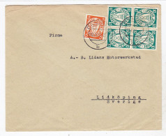 Danzig Brief Mit MIF Nach Lidköping Schweden - Lettres & Documents