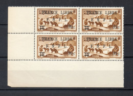 SAINT PIERRE ET MIQUELON N° 275  BLOC DE QUATRE TIMBRES   NEUF SANS CHARNIERE COTE  72.00€  ATTELAGE - Unused Stamps