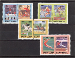 Santa Lucia Nº 668 Al 675 - St.Lucia (1979-...)