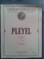 PLEYEL 6 DUOS OP 8 POUR VIOLONS PARTITION MUSIQUE EDITION NATIONALE - Streichinstrumente