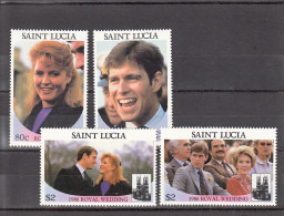 Santa Lucia Nº 821 Al 824 - St.Lucia (1979-...)