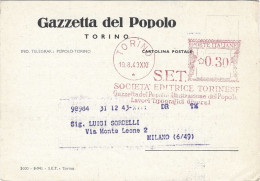 Gazetta Del Popolo Torino 1943 - Italiaans