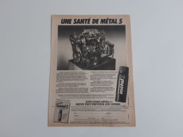 Métal 5 / Additif Essence - Publicité De Presse Automobile - Autres & Non Classés