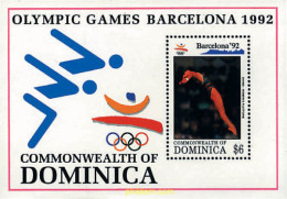 257989 MNH DOMINICA 1992 25 JUEGOS OLIMPICOS VERANO BARCELONA 1992 - Dominique (1978-...)