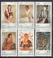 Bulgaria 1971 - Paintings, Mi-Nr. 2106/11, Used - Gebruikt