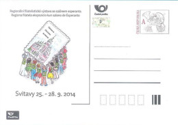 CDV A 203 Czech Republic Svitavy/Zwittau Stamp Exhibition With Esperanto Saloon 2014 - Postcards
