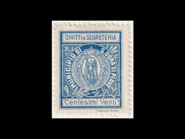 1900/1920 - Marca Comunale San Donà Di Piave (Venezia) - 20c Diritti Di Segreteria - Nuova - Marche Municipali - Non Classificati