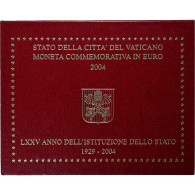 Vatican, John Paul II, 2 Euro, Foundation Of The Vatican, 75th Anniversary - Vaticano (Ciudad Del)
