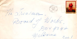 AUSTRALIE ENTIER LETTRE DE MELBOURNE 1982 - Cartas & Documentos
