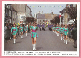 SAS1434  CP  ANGERVILLE (Essonne)  Ouverture De La XVIIe CAVALCADE Par Les Majorettes "Les Libellules" Et La Fanfare - Angerville