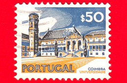 Portogallo - Usato - 1974 - Paesaggi E Monumenti - Coimbra - Università - 50 C - Used Stamps