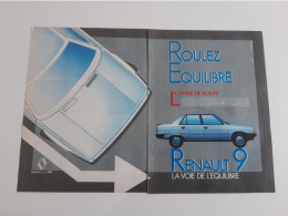 Renault R9 - Publicité De Presse Automobile - Voitures