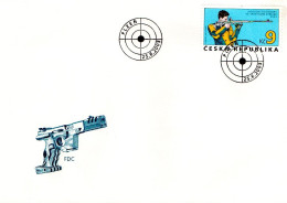 TCHEQUIE FDC 2003 TIR - Shooting (Weapons)