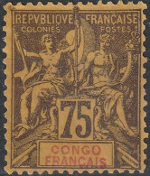 CONGO FRANCAIS Poste   23 (*) NG Type Groupe (sans Gomme) [ColCla] - Neufs