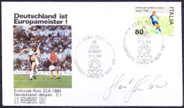 Italy Cover, Cancellation On Football Soccer WC 1980 Belgium Vs Germany - Sonstige & Ohne Zuordnung