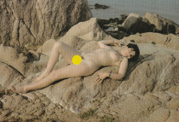 CARTE POSTALE 10CM/15CM ORIGINALE PHOTO DE A. SENECHAL N° H8 : MINOUCHE FEMME PIN UP SEXY EROTIC SEINS NUS NATURISME - Pin-Ups