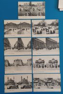 LOT DE 9 CPA STEREO - PARIS (75) - RUES ET MONUMENTS - Loten, Series, Verzamelingen
