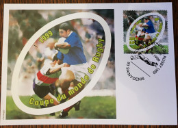 France 1999 : N°3280 Sur Maxi-carte (coupe Du Monde De Rugby) - Gebraucht