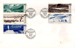 SUEDE FDC 1970 PAYSAGES DU CERCLE ARTICQUE - Other & Unclassified