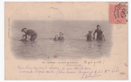 LA LECON DE NATATION - Calvados  (carte Animée) - Zwemmen