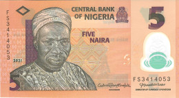 NIGERIA P38m 5 NAIRA 2021 Signature 23 #FS  UNC. - Nigeria