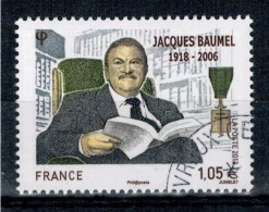 2013 N 4754 JACQUESS BAUMEL OBLITERE CACHET ROND  #234# - Usati