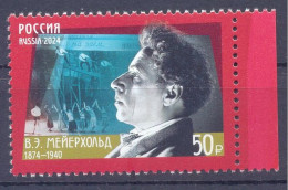 2024. Russia, 150th Birth Anniv. Of V. Meyerhold, Stage Director And Tutor, 1v, Mint/** - Nuevos
