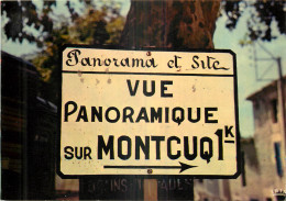 46 - VUE PANORAMIQUE SUR MONTCUQ - Montcuq