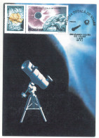 MAX 49 - 369 TOTAL ECLIPSE, Romania - Maximum Card - 1999 - Astronomie