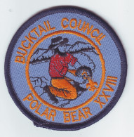 B 18 - 5 USA Scout Badge - Bucktail Council - Scouting