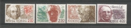 Norway 1986 Celebrities Y.T. 910/913 ** - Ongebruikt