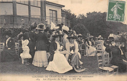 60-CHANTILLY- COURSES DE CHANTILLY- REUNION DE PRINTEMPS , LES ELEGANTES DU PESAGE - Chantilly