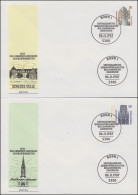 Privatumschläge SWK 1987: PU 285/6, 286/2, 288/6 Und 313/3  Alle Mit ESSt Bonn - Enveloppes Privées - Neuves
