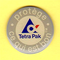 Jeton De Caddie  " TETRA PAK "_j531 - Munten Van Winkelkarretjes