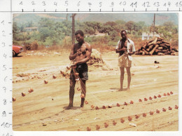 Fisherman Repairing Their Fishing Nets - Sierra Leona