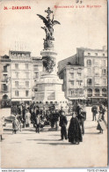 Espagne - ARAGON - ZARAGOZA - Monumento A  Los Martires - Zaragoza