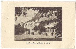 Möhlin A. Rhein Soolbad Sonne 1923 Belebt Selten - Möhlin